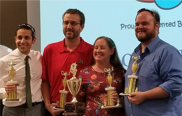 From left, F. Orlando, R. Murphy, C. Kozina, and S. Okey.